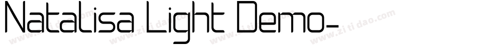 Natalisa Light Demo字体转换